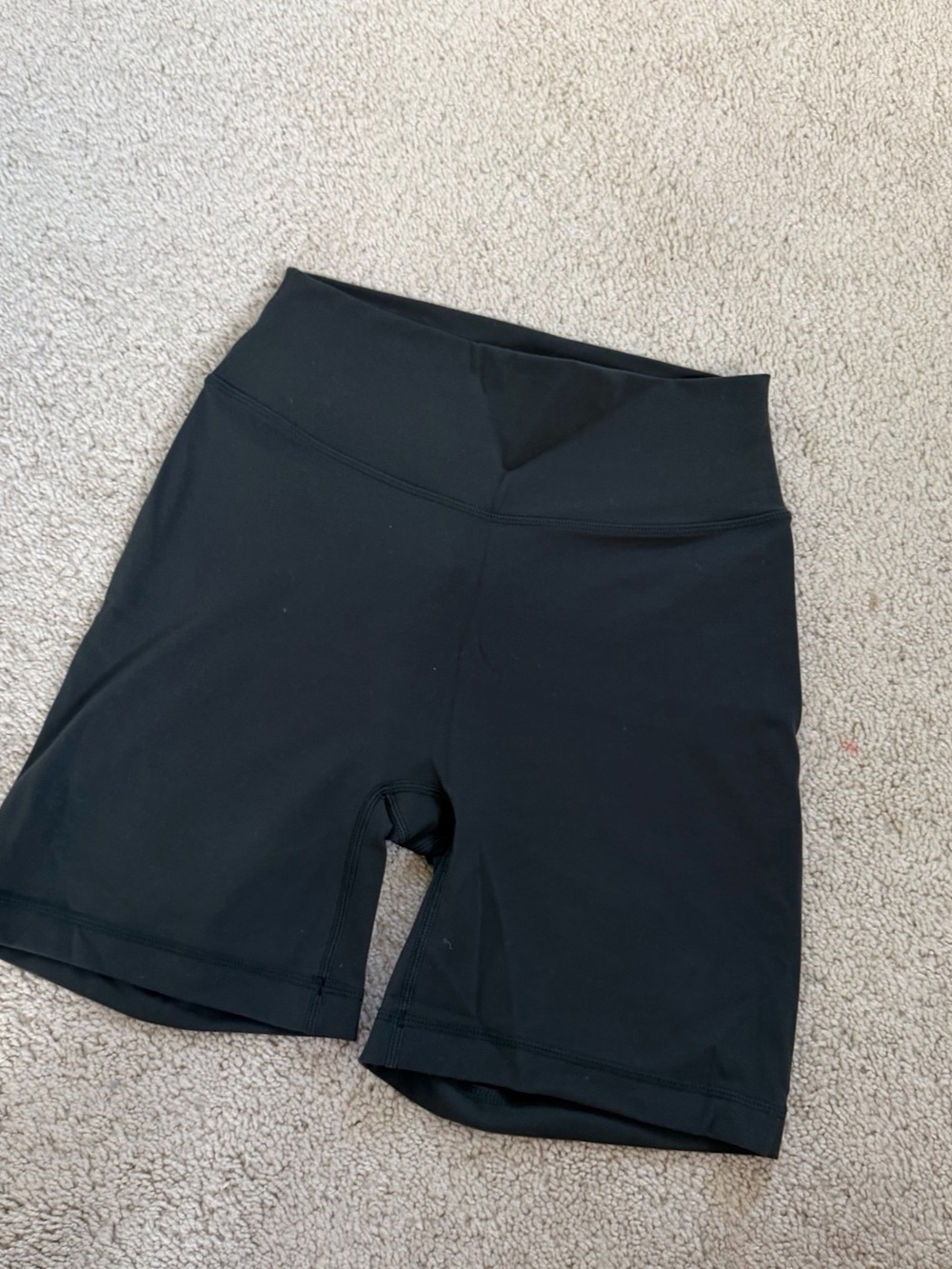 Pavoi Active High-Rise Short 6" Green Slate Bike Shorts